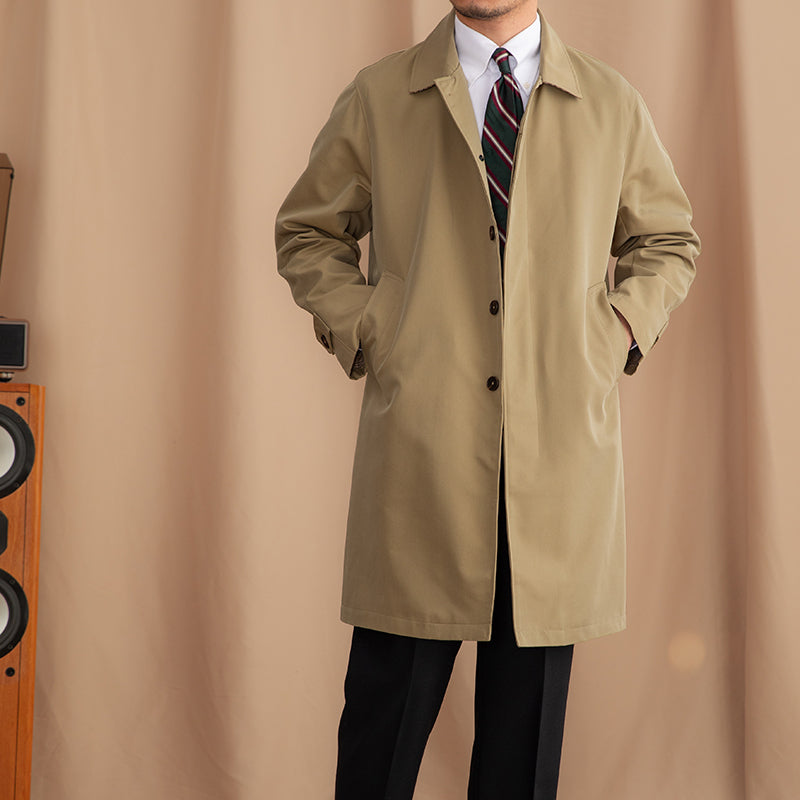 Men's Single Breasted Trenchcoat