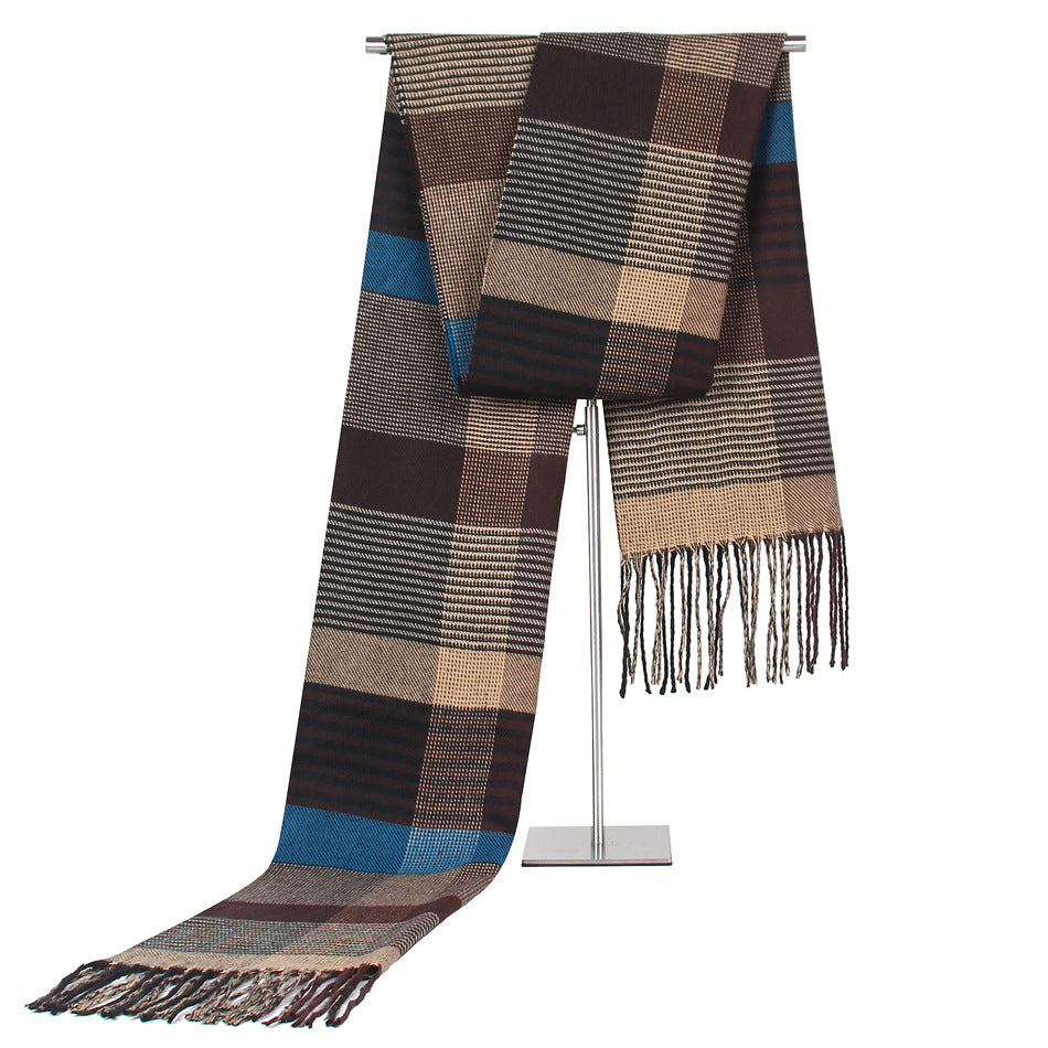 Men's Plaid Scarf