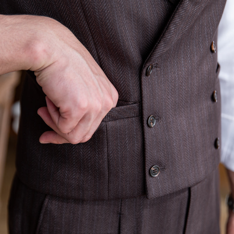 Men's Banquet Style Double Breasted Suit Vest