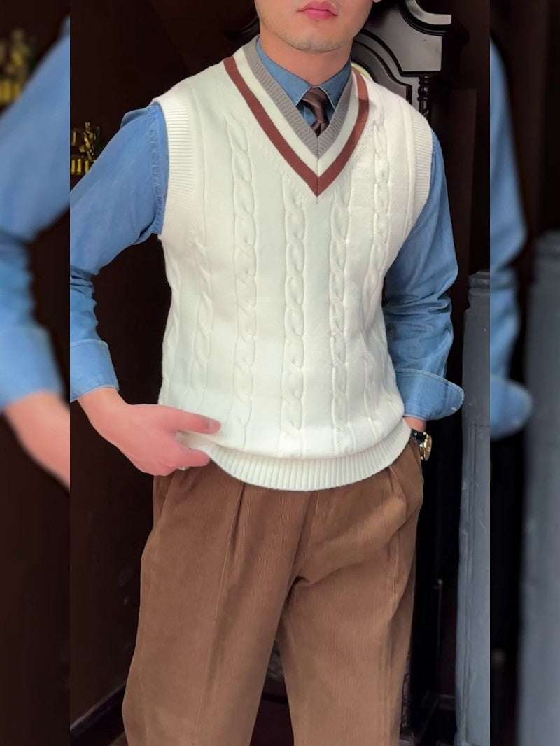 Men's Retro Sweater Vest