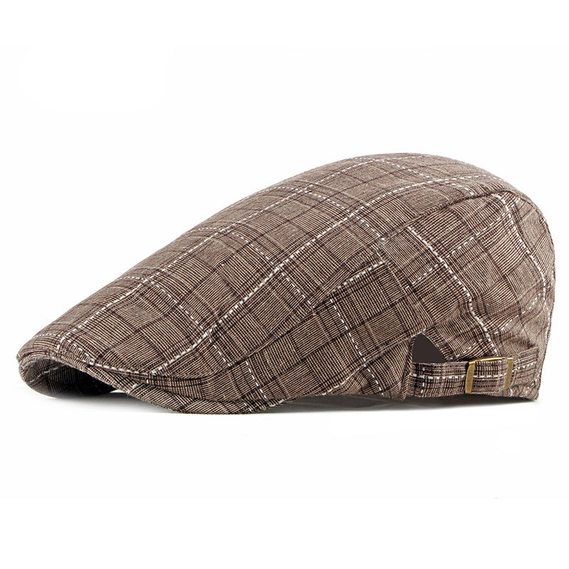 Men's Plaid Beret