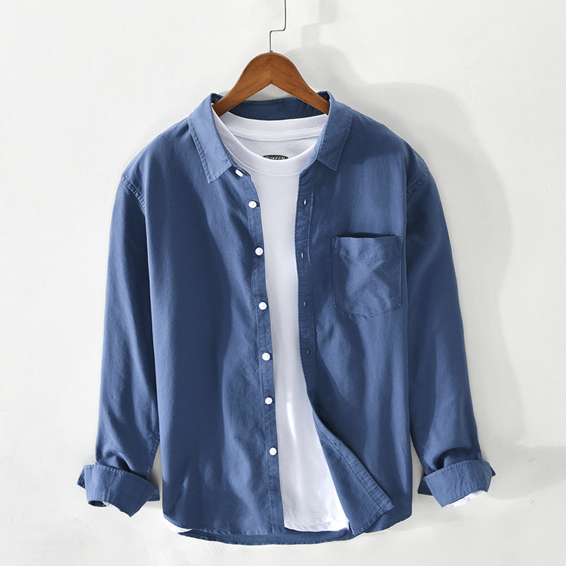 Men's Long Sleeve Oxford Shirt