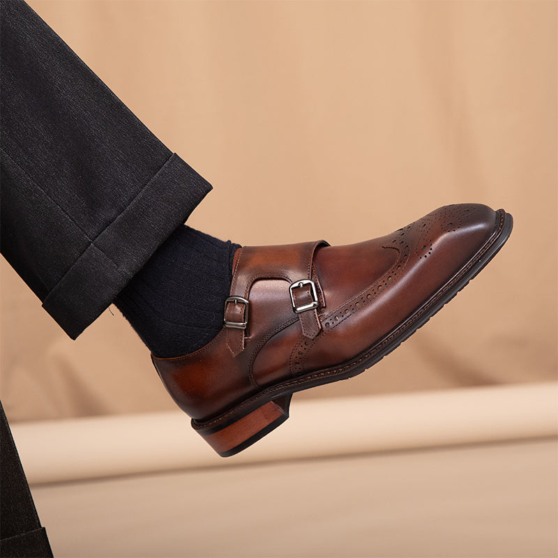 Men's Buckled Dress Shoes