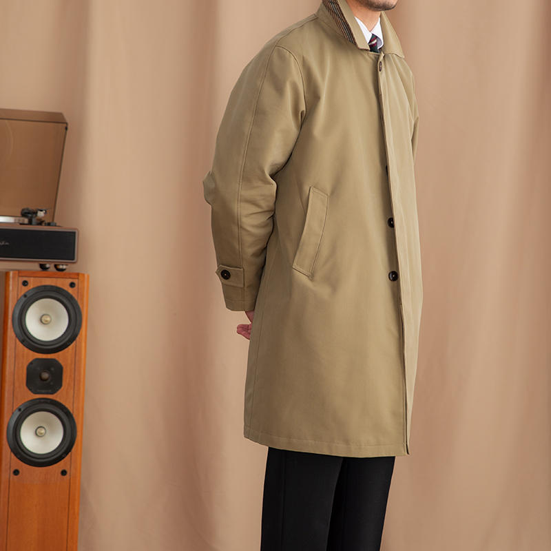Men's Single Breasted Trenchcoat
