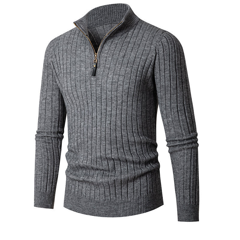 Men's Quarter-Zip Semi Formal Sweater