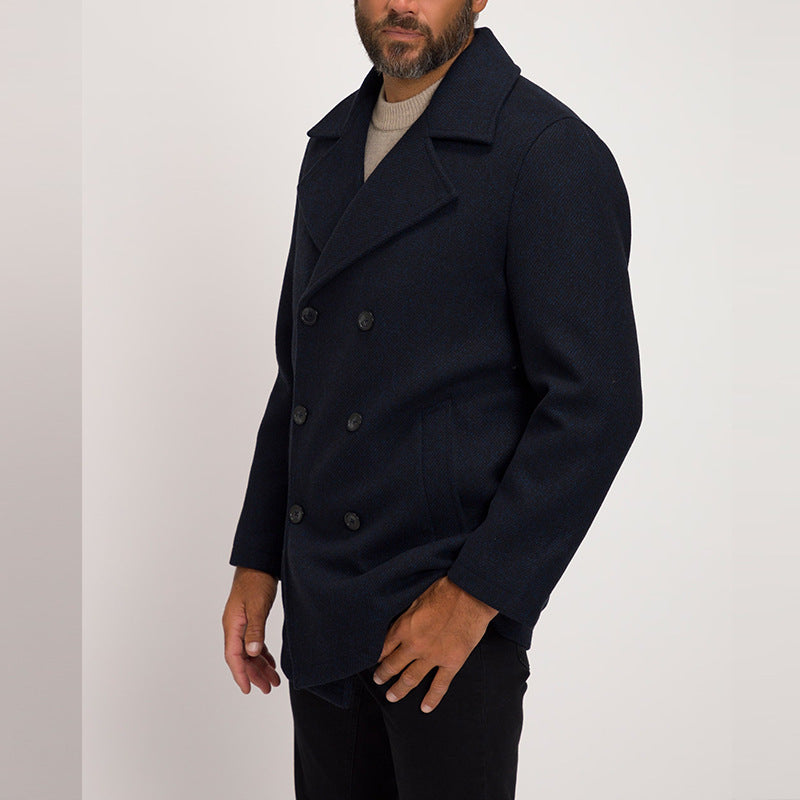 Men's Mid-Length Peacoat