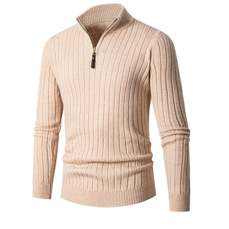 Men's Quarter-Zip Semi Formal Sweater
