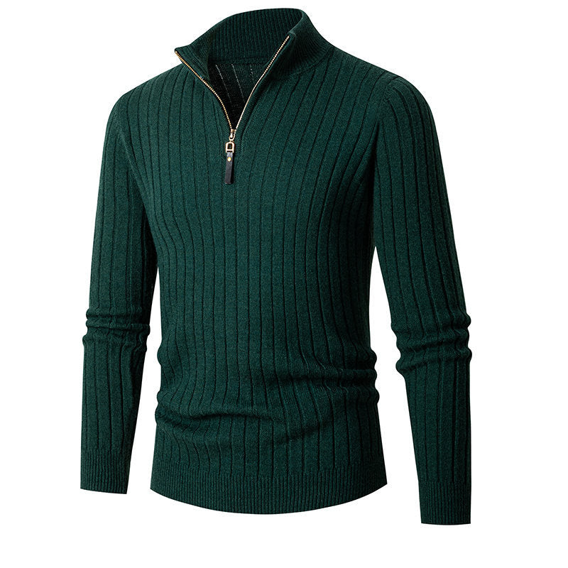 Men's Quarter-Zip Semi Formal Sweater
