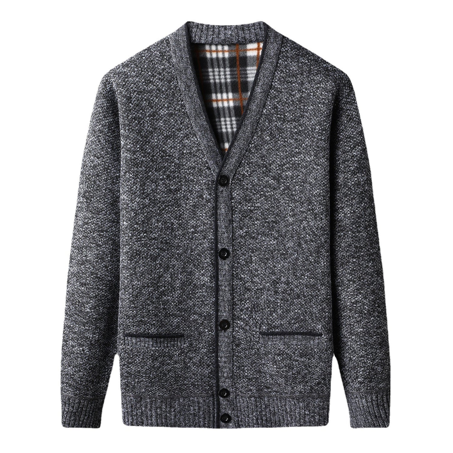 Men's Fleece Lined Cardigan