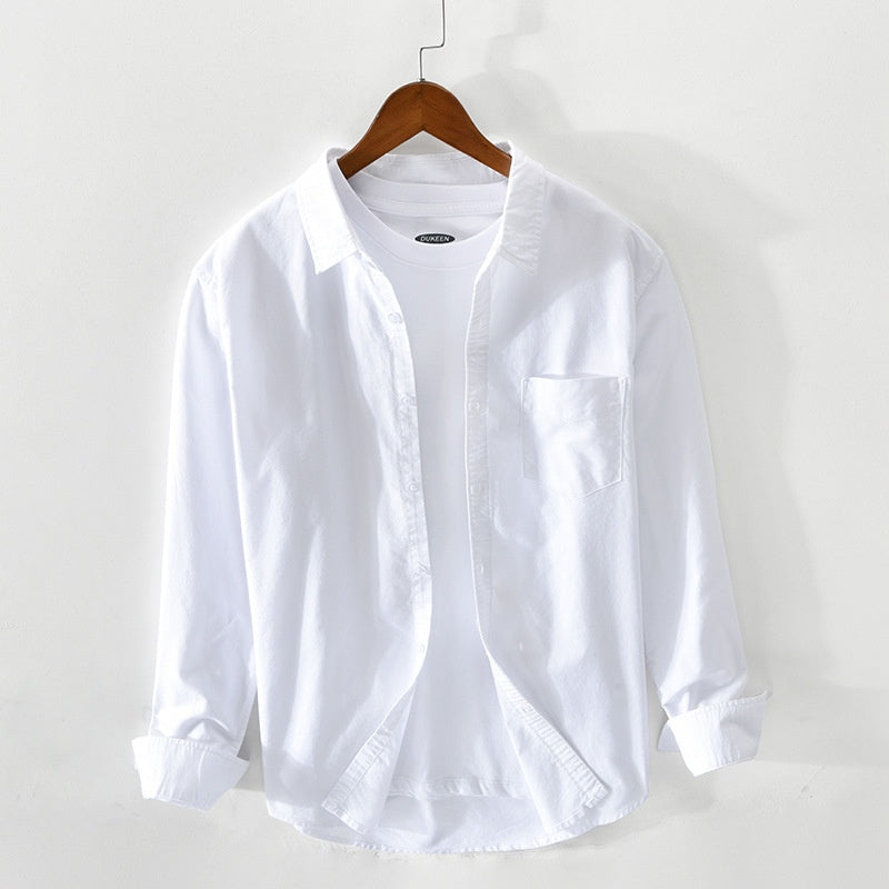 Men's Long Sleeve Oxford Shirt