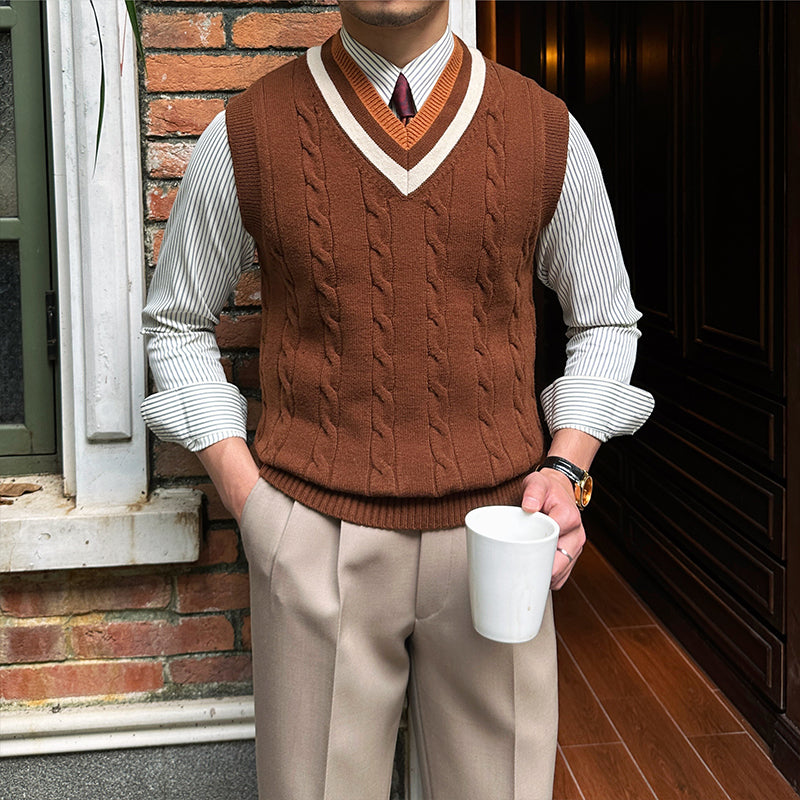 Men's Retro Sweater Vest