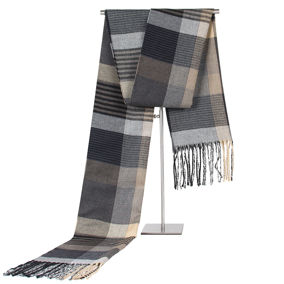 Men's Plaid Scarf