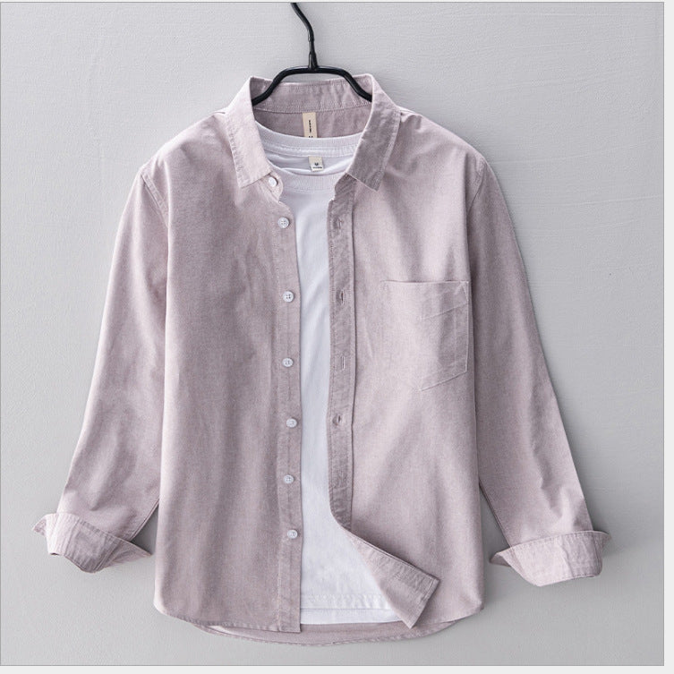 Men's Long Sleeve Oxford Shirt