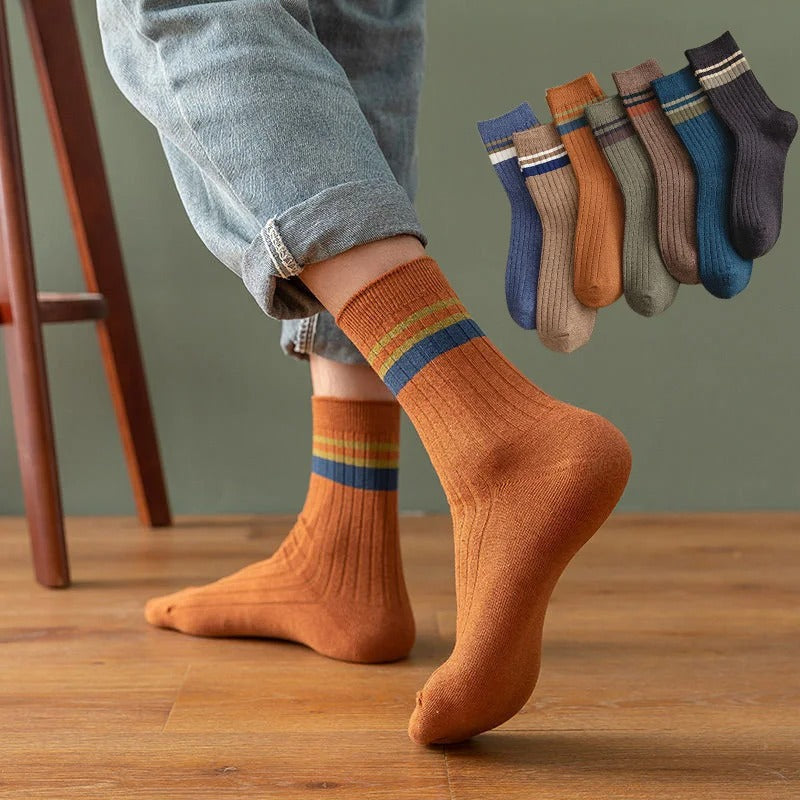 Men's Academic Striped Socks