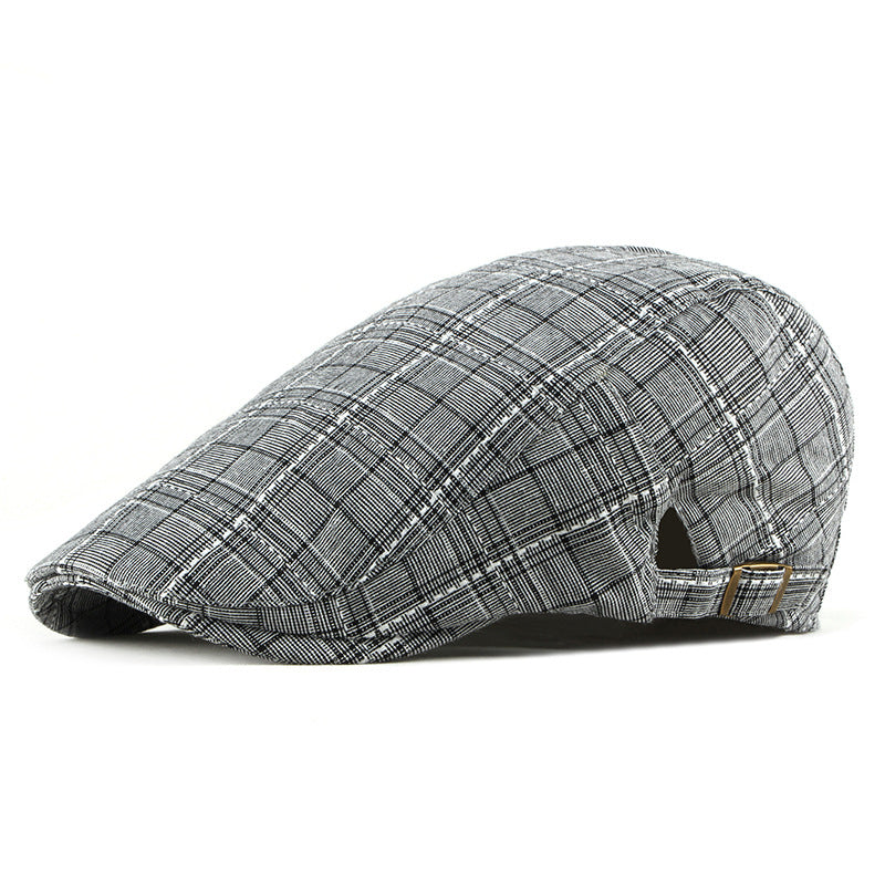 Men's Plaid Beret