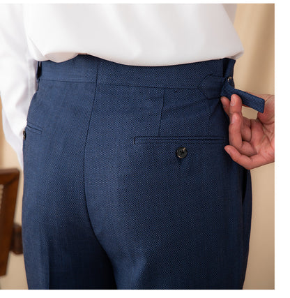 Men's High-Waisted Trousers