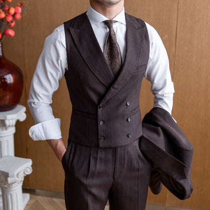 Men's Banquet Style Double Breasted Suit Vest