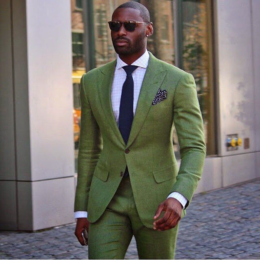 Men's One Button Suit