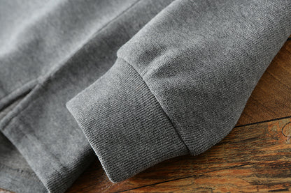 Men's Thick Cotton Long Sleeved Polo
