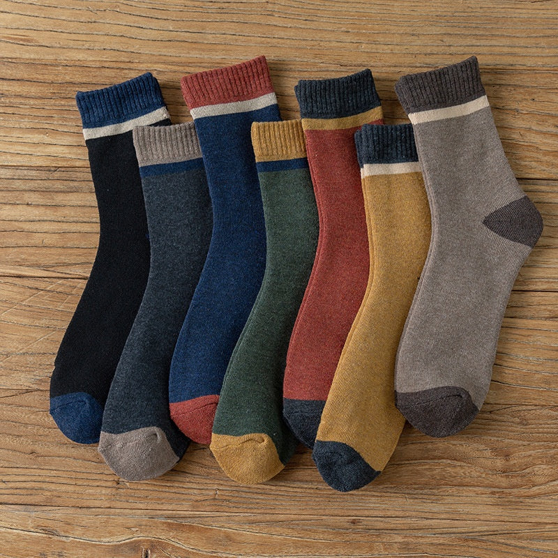 Men's Variety Colored Business Socks