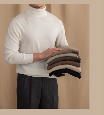 Men's Wool Turtleneck