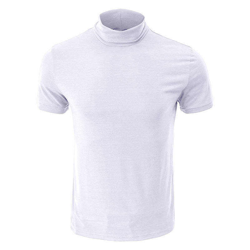 Men's European High Neck T-Shirt