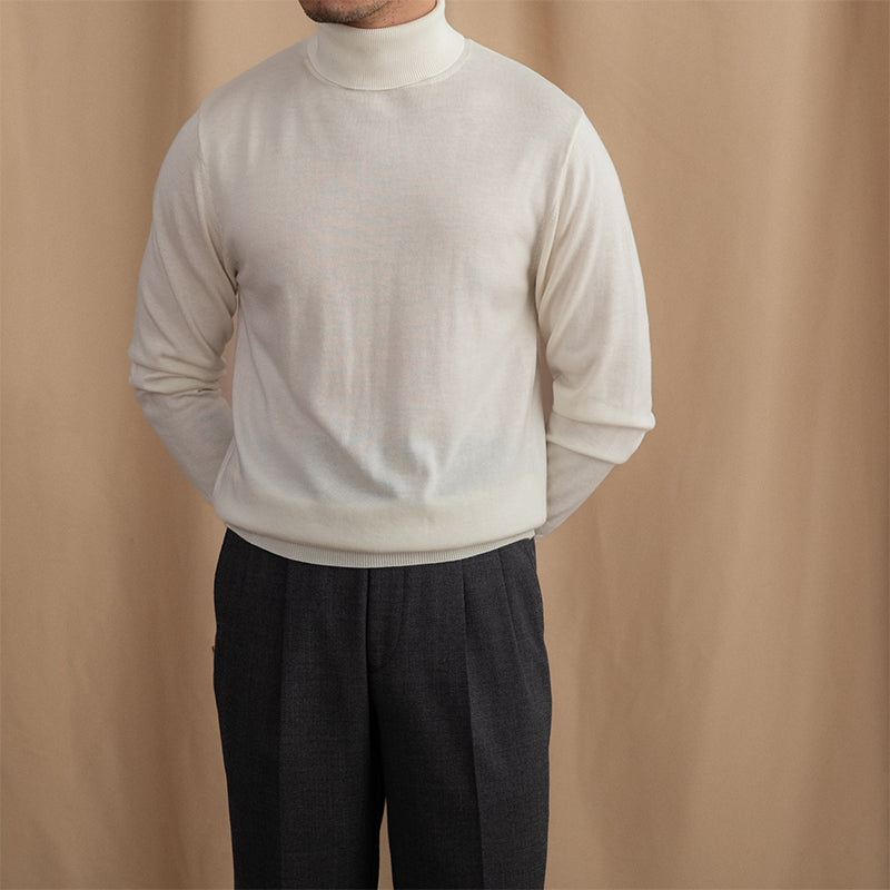 Men's Wool Turtleneck