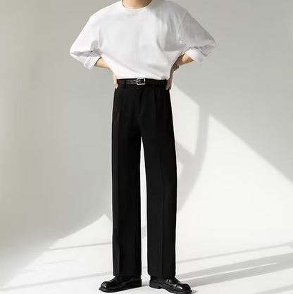 Men's Straight Loose Dress Slacks