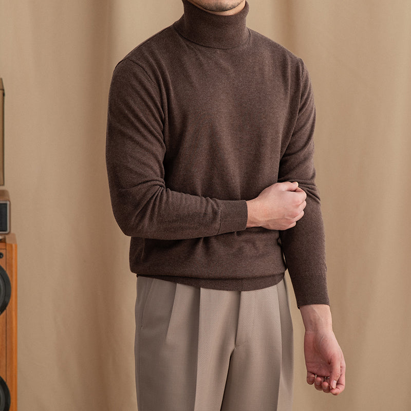 Men's Wool Turtleneck