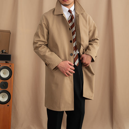 Men's Single Breasted Trenchcoat