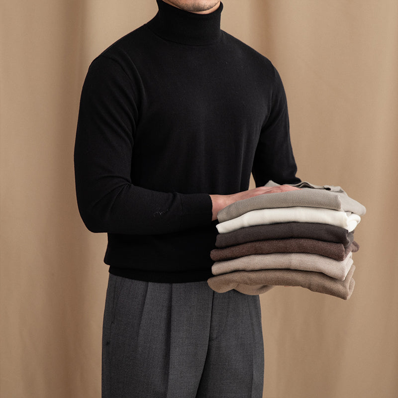 Men's Wool Turtleneck