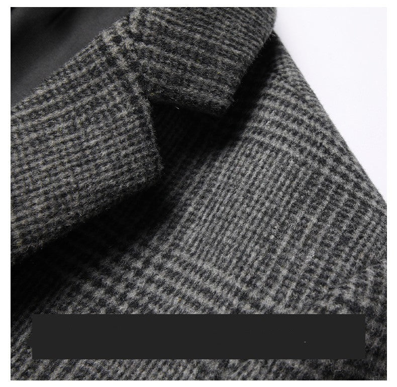 Men's Wool Patterened Suit Blazer