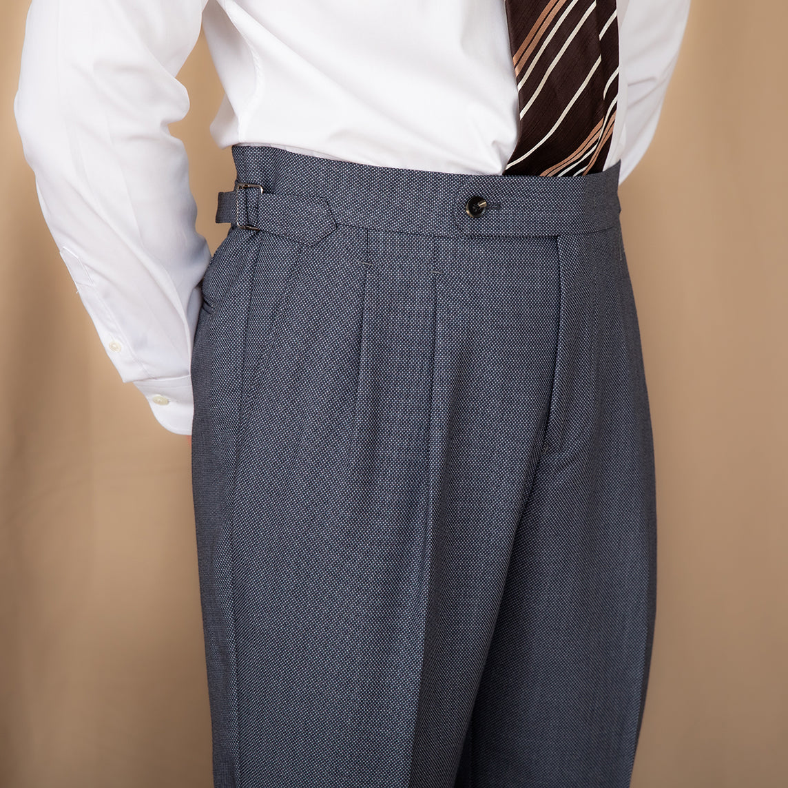 Men's High-Waisted Trousers