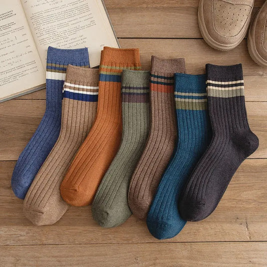 Men's Academic Striped Socks