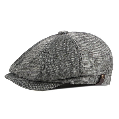 Men's Breathable Linen Golf Cap