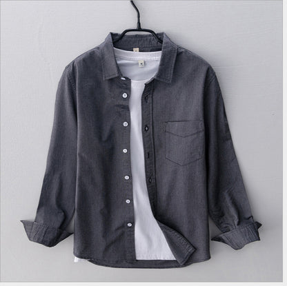 Men's Long Sleeve Oxford Shirt