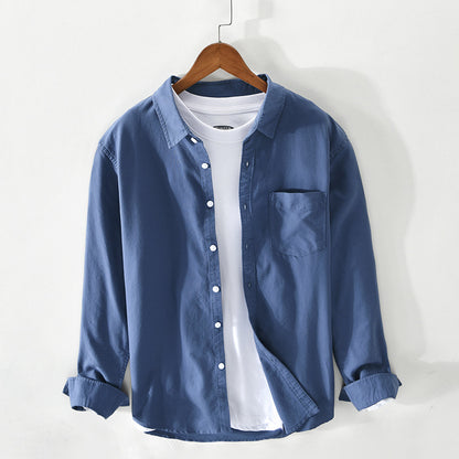 Men's Long Sleeve Oxford Shirt