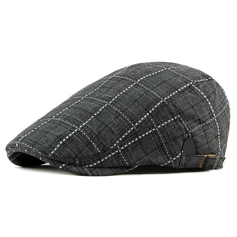Men's Plaid Beret
