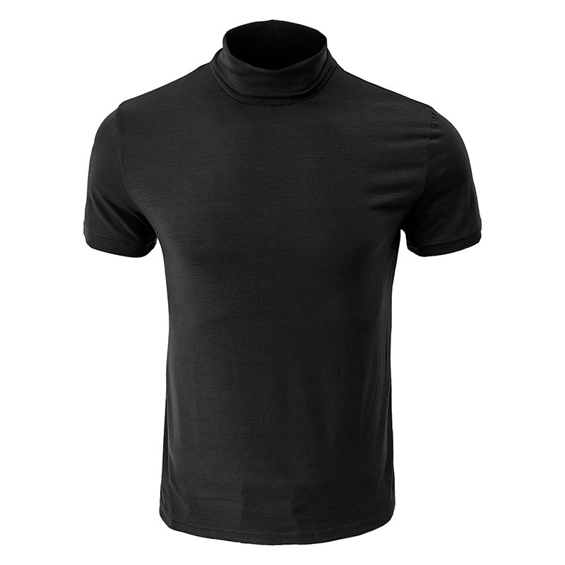Men's European High Neck T-Shirt