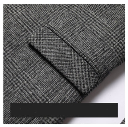 Men's Wool Patterened Suit Blazer