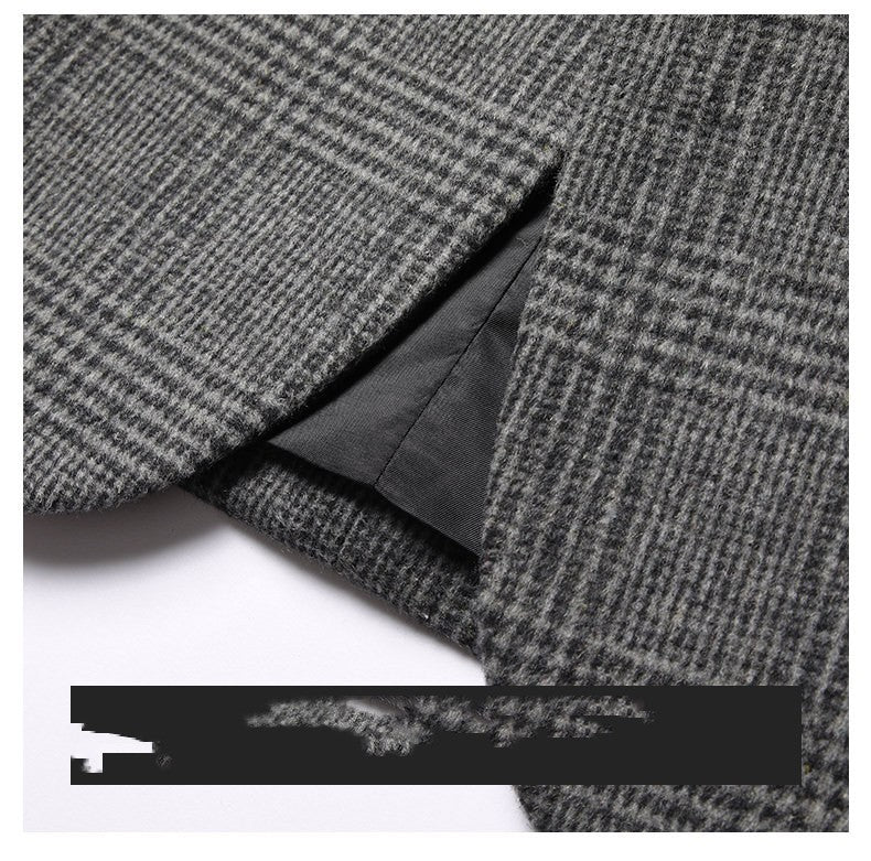 Men's Wool Patterened Suit Blazer