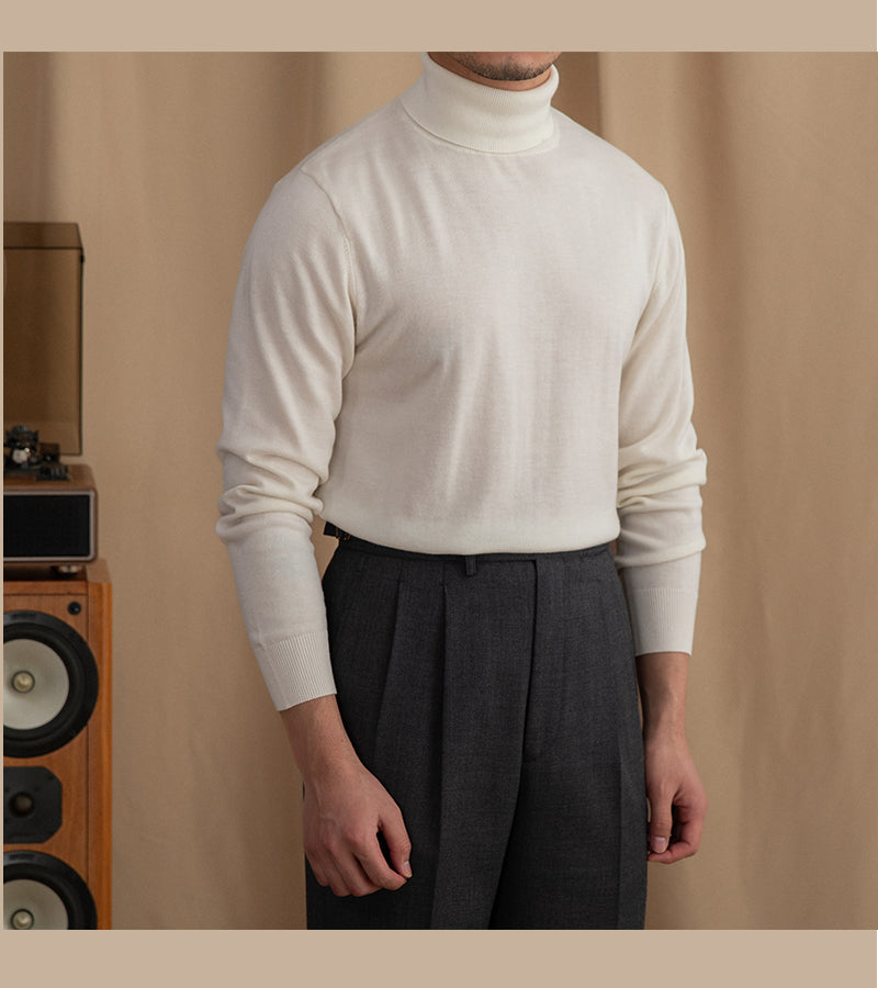 Men's Wool Turtleneck