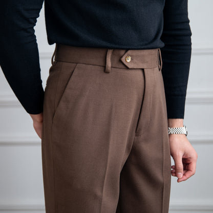 Men's Casual High Waist Trousers