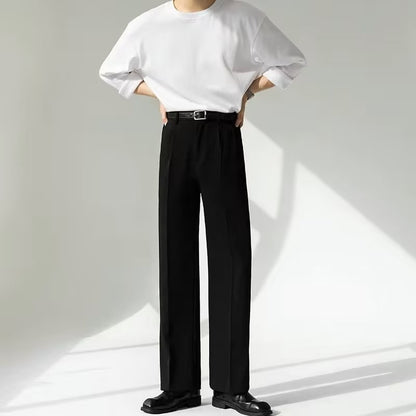 Men's Straight Loose Dress Slacks