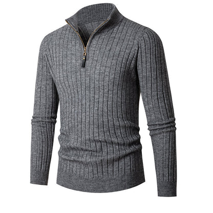 Men's Quarter-Zip Semi Formal Sweater