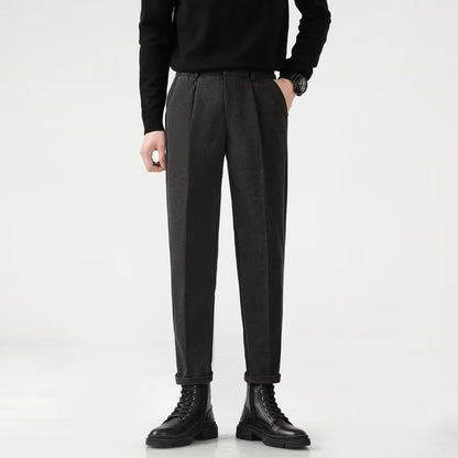 Men's Smoke Tube Cropped Trousers