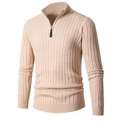 Men's Quarter-Zip Semi Formal Sweater