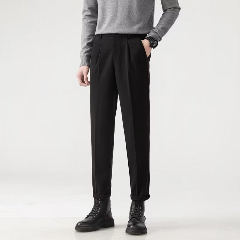 Men's Smoke Tube Cropped Trousers