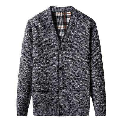 Men's Fleece Lined Cardigan