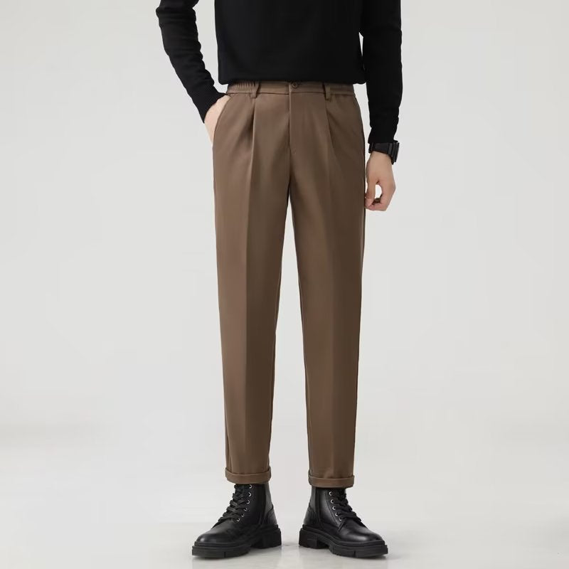 Men's Smoke Tube Cropped Trousers